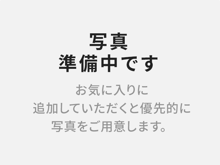 写真準備中です。お気に入りに追加していただくと優先的に写真をご用意します。